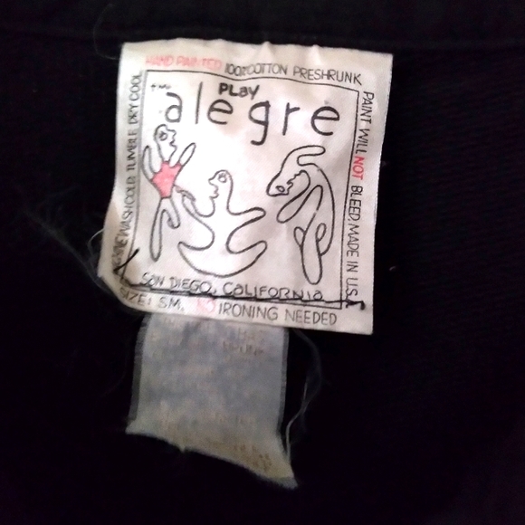 90s Play Alegre Hand Painted sweater - Picture 2 of 3